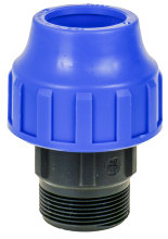 Nippel til PEM-rør 3/4" x 25 mm 